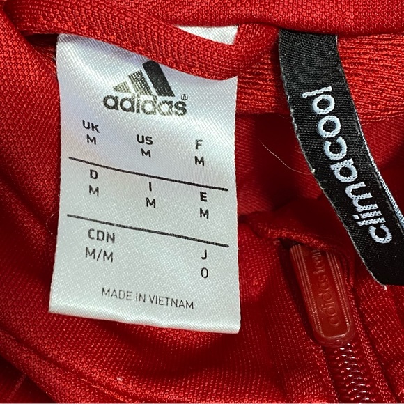 ADIDAS Hawks Climacool full zip vented jacket 2 pockets 100% polyester M - Picture 7 of 11